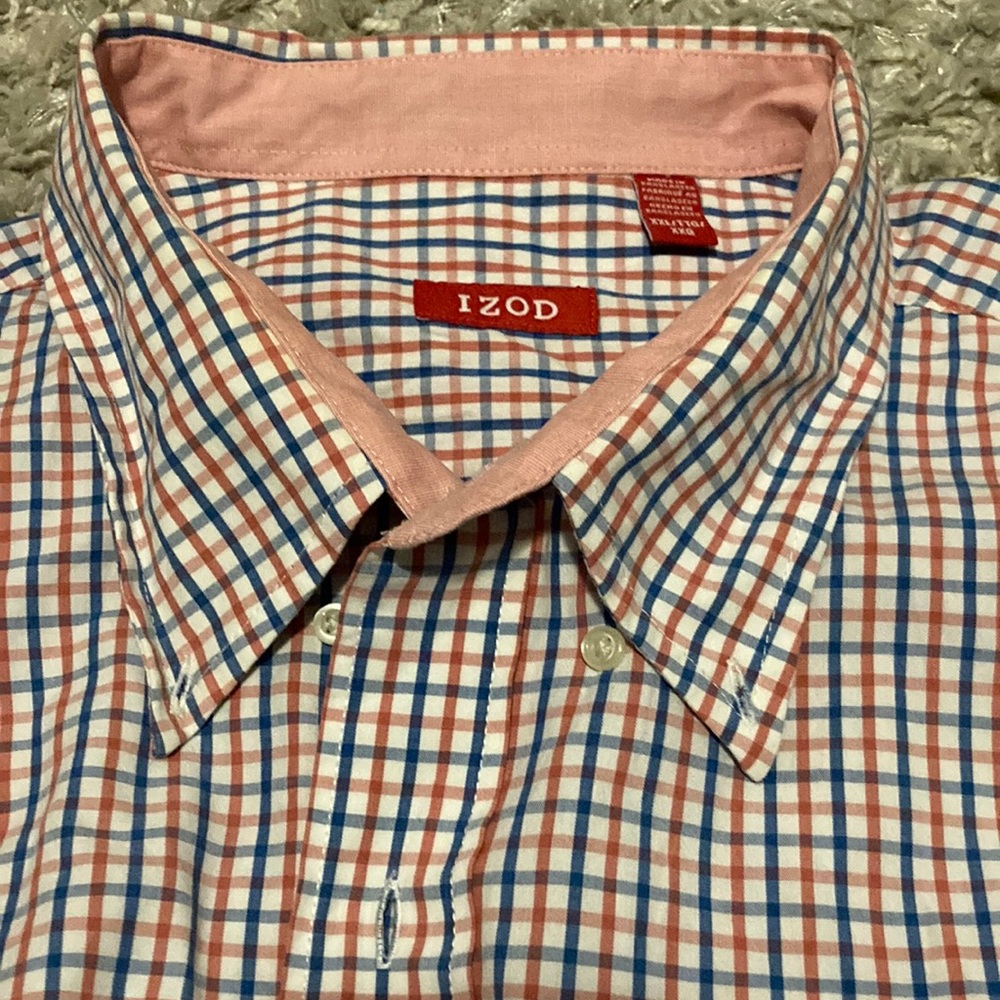 Izod, men’s button-down shirt